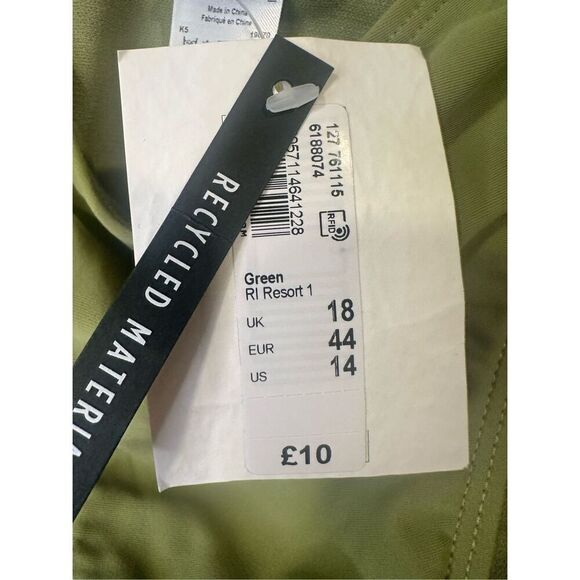 ASOS black bikini top and bottom plus an extra green bottom, size 12 & 14 - Picture 9 of 11